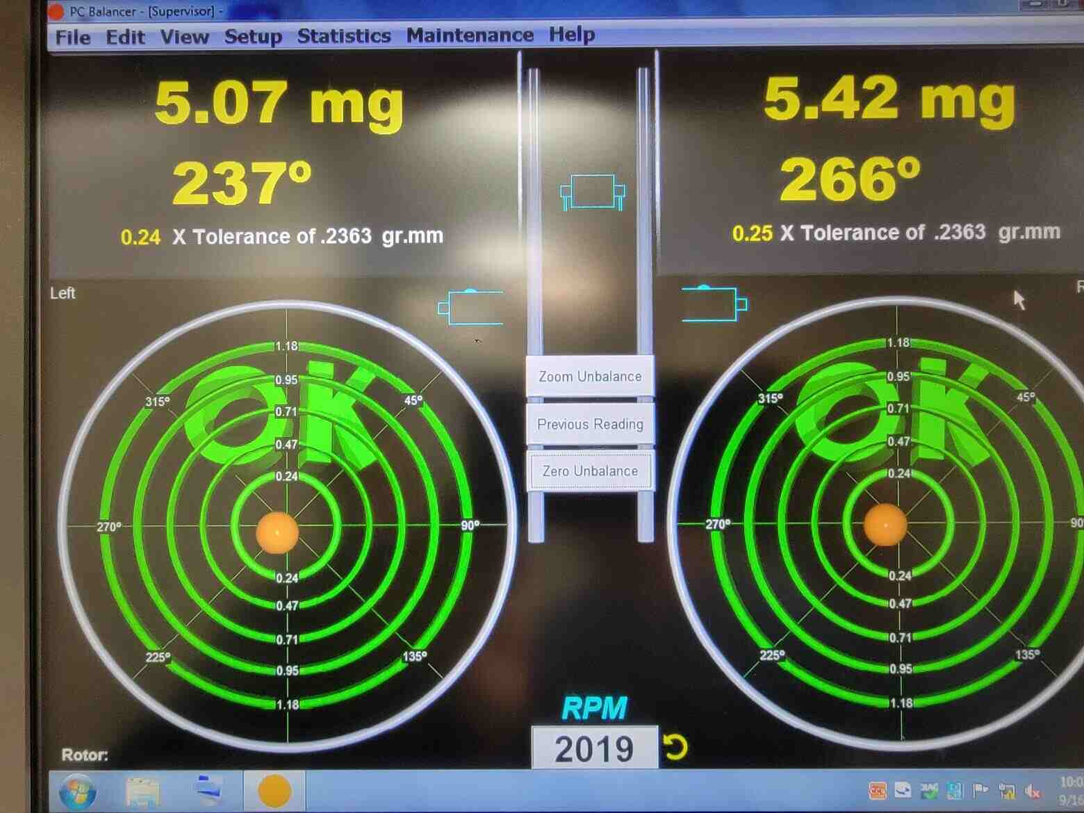 screenshot of supervisors data
